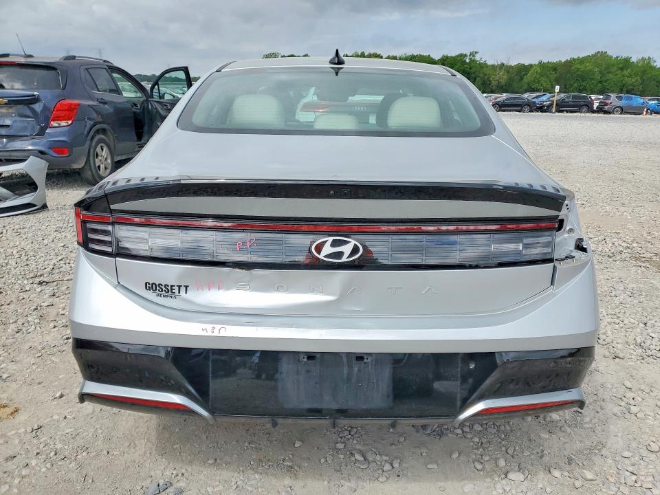 2024 Hyundai Sonata VIN KMHL64JA5RA416493 COPART salvage auction — FRONT END, Tn - Salvage Certificate, sold $625 on 2026-07-23 (photo 6)