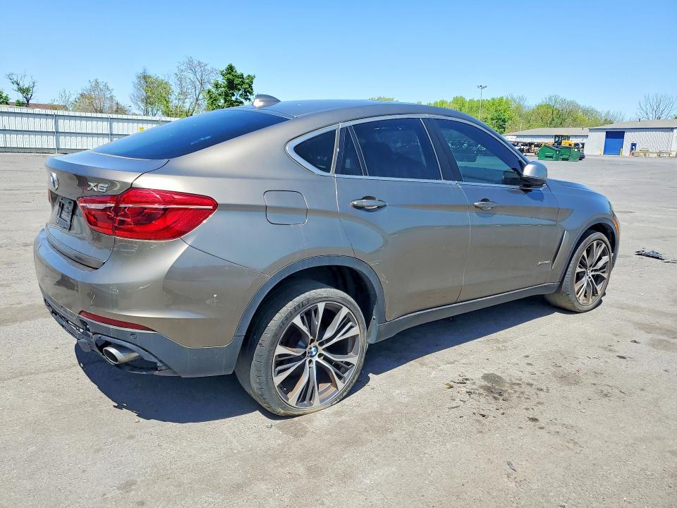 2017 BMW X6 VIN 5UXKU2C33H0U28914 COPART salvage auction — NORMAL WEAR, Va - Certificate Of Title, sold $8,900 on 2026-07-30 (photo 3)