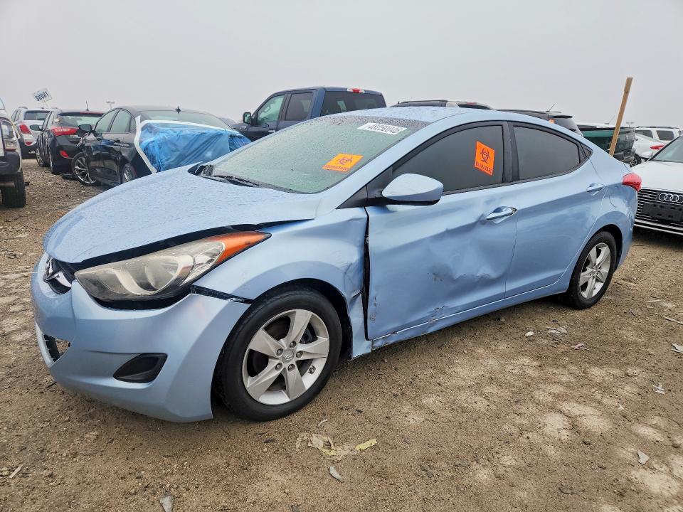 2011 Hyundai Elantra VIN KMHDH4AE0BU157997 COPART salvage auction — FRONT END, In - Bill Of Sale - Parts Only, sold $150 on 2026-07-24 (photo 1)