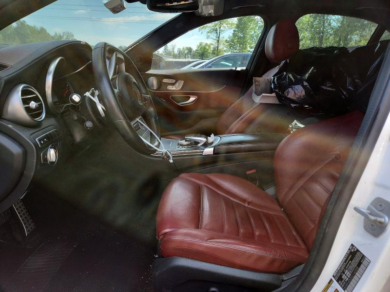 2016 Mercedes-benz C-klasse amg VIN 55SWF6EB3GU142035 COPART salvage auction — ALL OVER, Md - Cert Of Salvage > 75% Damage, sold $7,100 on 2026-07-17 (photo 7)