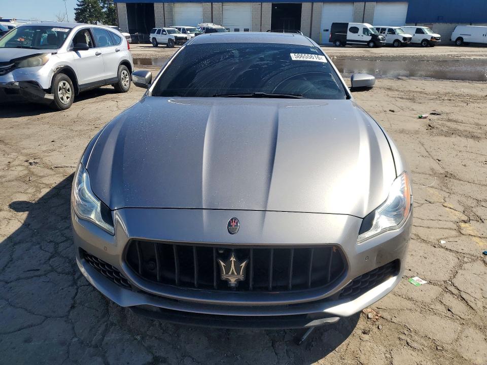 2017 Maserati Quattroporte VIN ZAM56RRA1H1237165 COPART salvage auction — REAR END, Mi - Certificate Of Title, sold $8,200 on 2026-07-07 (photo 5)