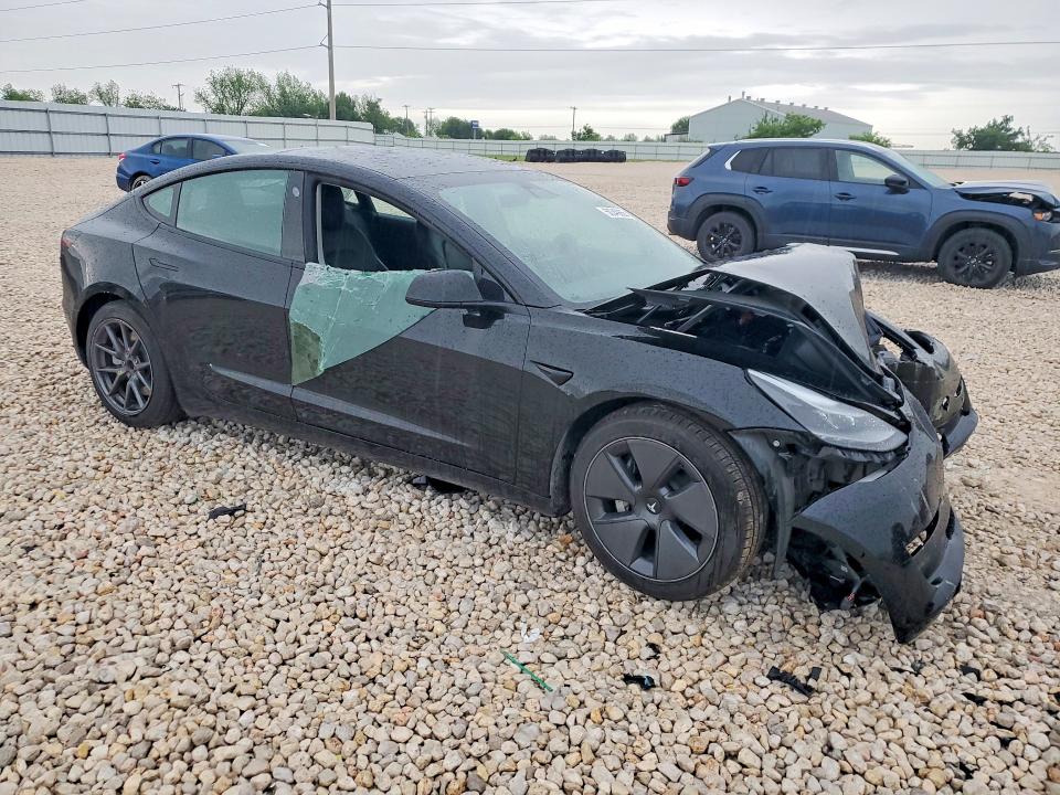 2021 Tesla Model 3 VIN 5YJ3E1EB2MF003181 COPART salvage auction — FRONT END, Tx - Salvage Vehicle Title, sold $7,000 on 2026-07-16 (photo 4)