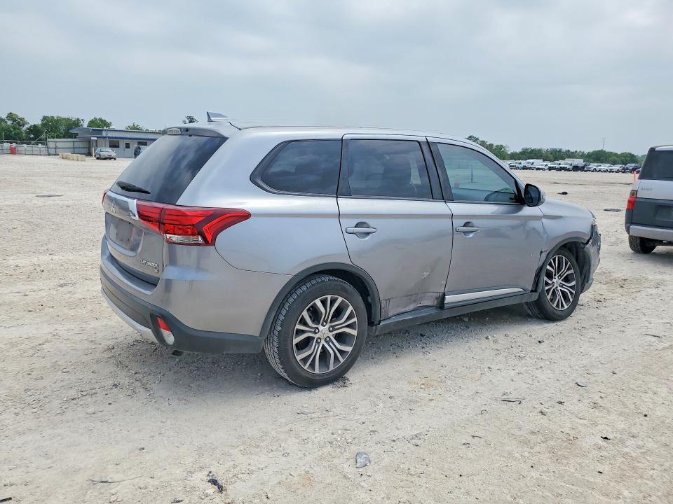2017 Mitsubishi Outlander VIN JA4AD3A30HZ059652 COPART salvage auction — FRONT END, Tx - Salvage Vehicle Title, sold $2,500 on 2026-07-09 (photo 3)