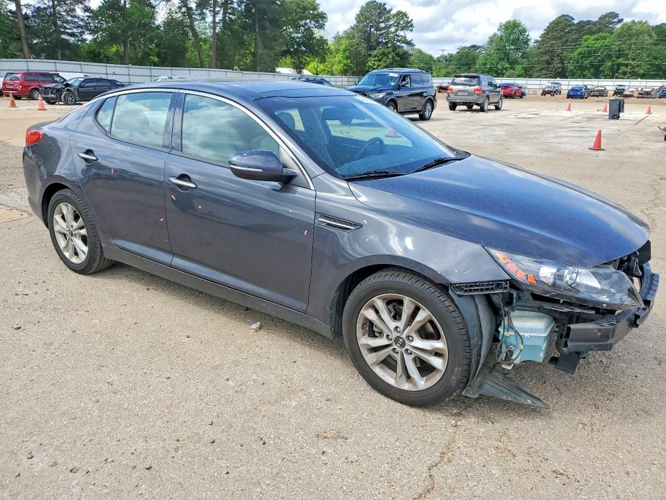 2011 Kia Optima VIN KNAGN4A74B5097063 COPART salvage auction — FRONT END, Tx - Salvage Vehicle Title, sold $400 on 2026-07-13 (photo 4)