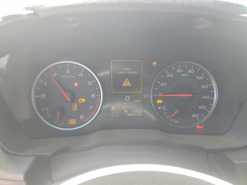 2024 Subaru Wrx VIN JF1VBAH65R9800547 COPART salvage auction — FRONT END, Ca - Salvage Certificate, sold $8,100 on 2026-07-06 (photo 9)