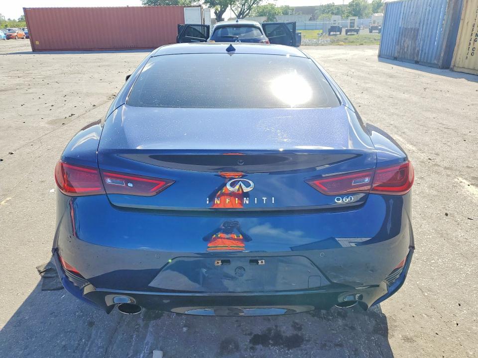 2022 Infiniti Q60 VIN JN1EV7KKXNM600753 COPART salvage auction — FRONT END, FL, sold $2,800 on 2026-07-23 (photo 6)