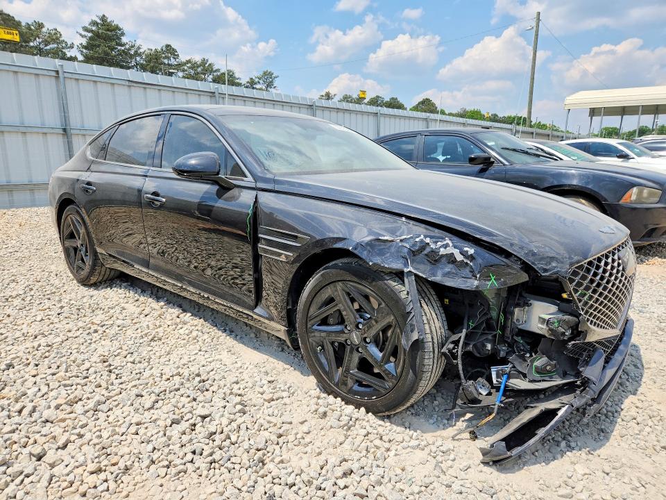 2024 Genesis G80 VIN KMTGB4SD7RU221635 COPART salvage auction — FRONT END, GA - CERT OF TITLE-SALVAGE, sold $17,000 on 2026-07-09 (photo 4)