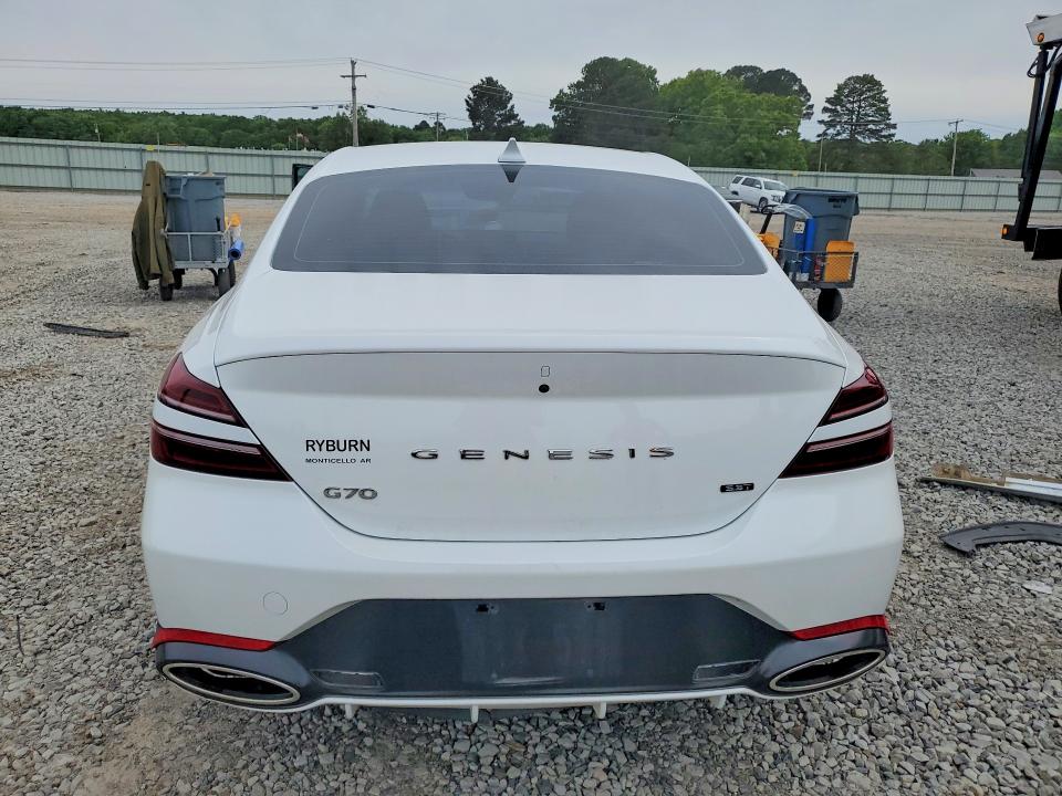 2022 Genesis G70 VIN KMTG54TE4NU093914 COPART salvage auction — FRONT END, Id - Salvage Certificate Of Title, sold $7,800 on 2026-07-13 (photo 6)
