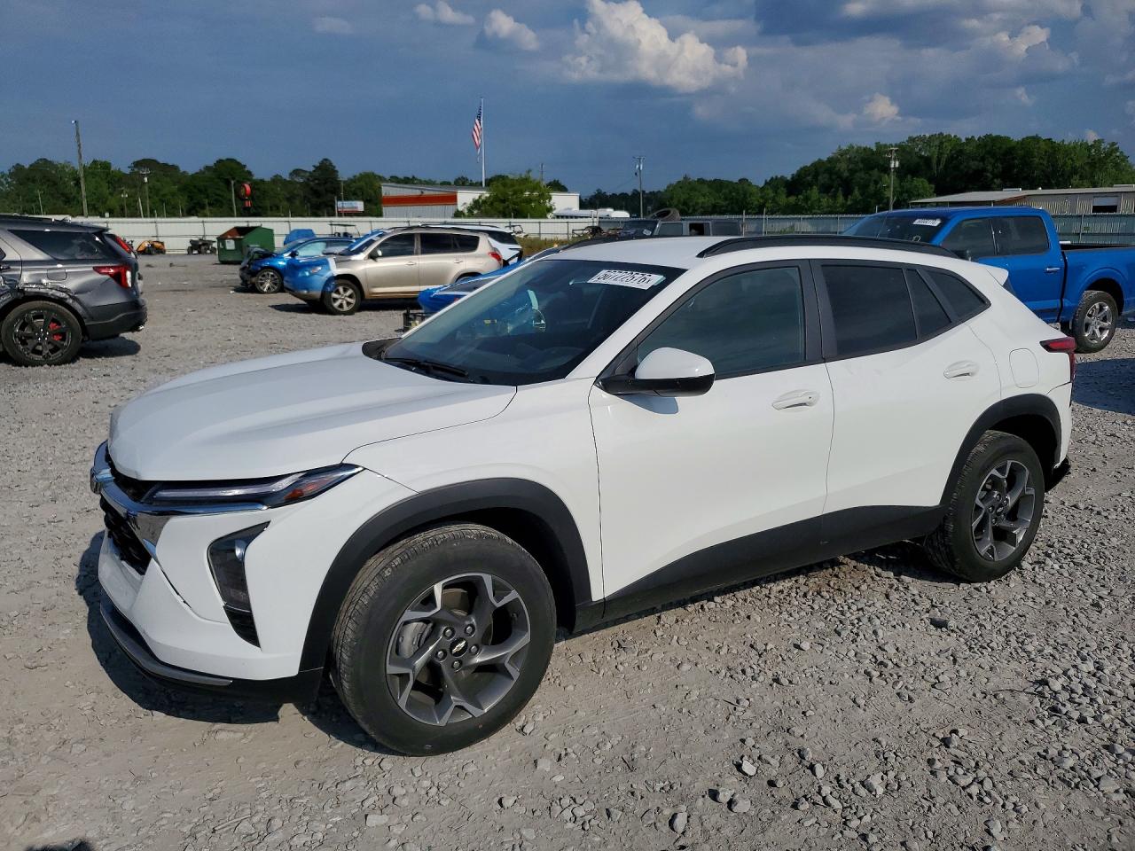 2025 Chevrolet Trax VIN KL77LHEP3SC099034 COPART salvage auction — Rear End, AL - CERT OF TITLE-SALVAGE TITLE, sold $4,650 on 2026-06-25 (photo 1)