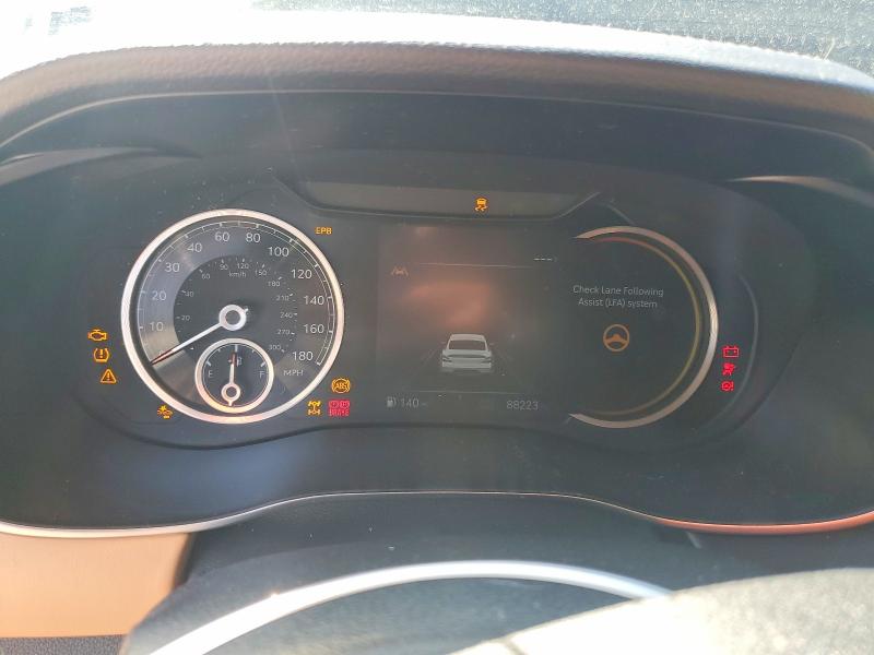 2022 Genesis G70 VIN KMTG54TE5NU081738 COPART salvage auction — BURN, MO - SALVAGE CERTIFICATE OF TITLE, sold $4,850 on 2026-07-31 (photo 9)