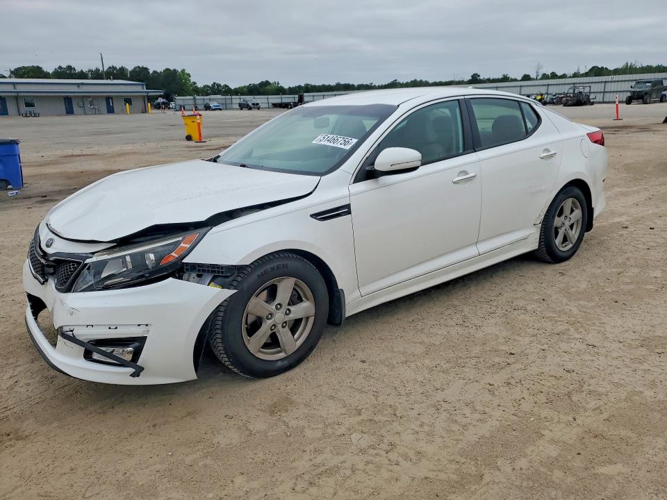 2015 Kia Optima VIN KNAGM4A76F5608104 COPART salvage auction — FRONT END, Sc - Cert Of Title-Salvage, sold $550 on 2026-07-27 (photo 1)