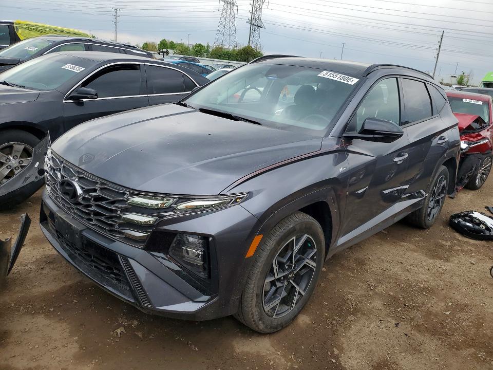 2025 Hyundai Tucson VIN KM8JFDD16SU302042 COPART salvage auction — SIDE, Il - Salvage Certificate, sold $9,200 on 2026-07-21 (photo 1)