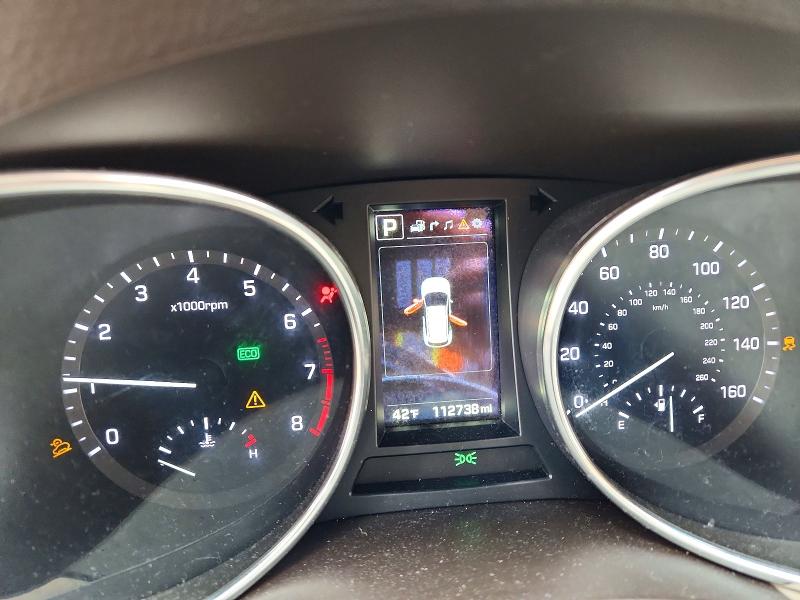 2017 Hyundai Santa fe VIN 5XYZW4LA8HG394323 COPART salvage auction — FRONT END, Wi - Junked Vehicle Bill Of Sale, sold $2,400 on 2026-07-20 (photo 9)
