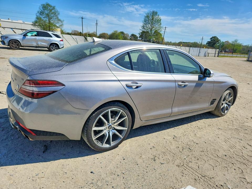 2023 Genesis G70 VIN KMTG34TA1PU123747 COPART salvage auction — SIDE, Salvage Title, sold $1,200 on 2026-07-21 (photo 3)