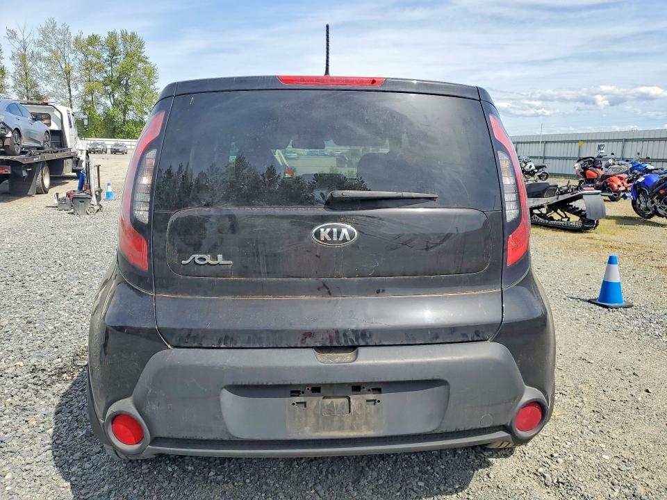 2014 Kia Soul VIN KNDJN2A25E7715758 COPART salvage auction — FRONT END, Wa - Vehicle Cert Of Ownership-Titl, sold $425 on 2026-07-13 (photo 6)