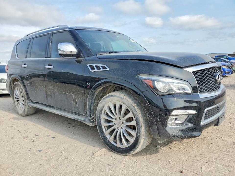 2017 Infiniti Qx80 VIN JN8AZ2NFXH9645284 COPART salvage auction — NORMAL WEAR, Tx - Certificate Of Title, sold $2,000 on 2026-07-29 (photo 4)