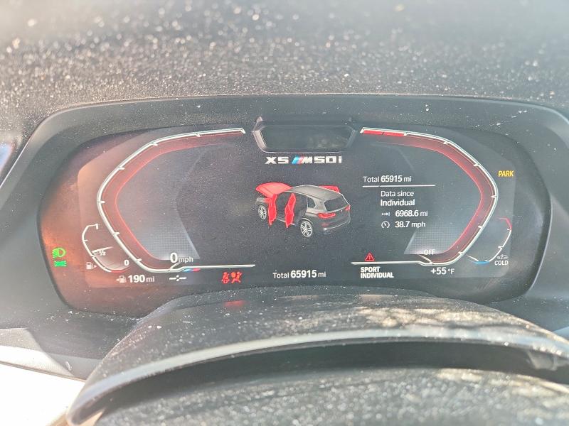 2021 BMW X5 VIN 5UXJU4C07M9F17469 COPART salvage auction — ROLLOVER, Co - Public - Salvage Title, sold $11,750 on 2026-08-03 (photo 9)