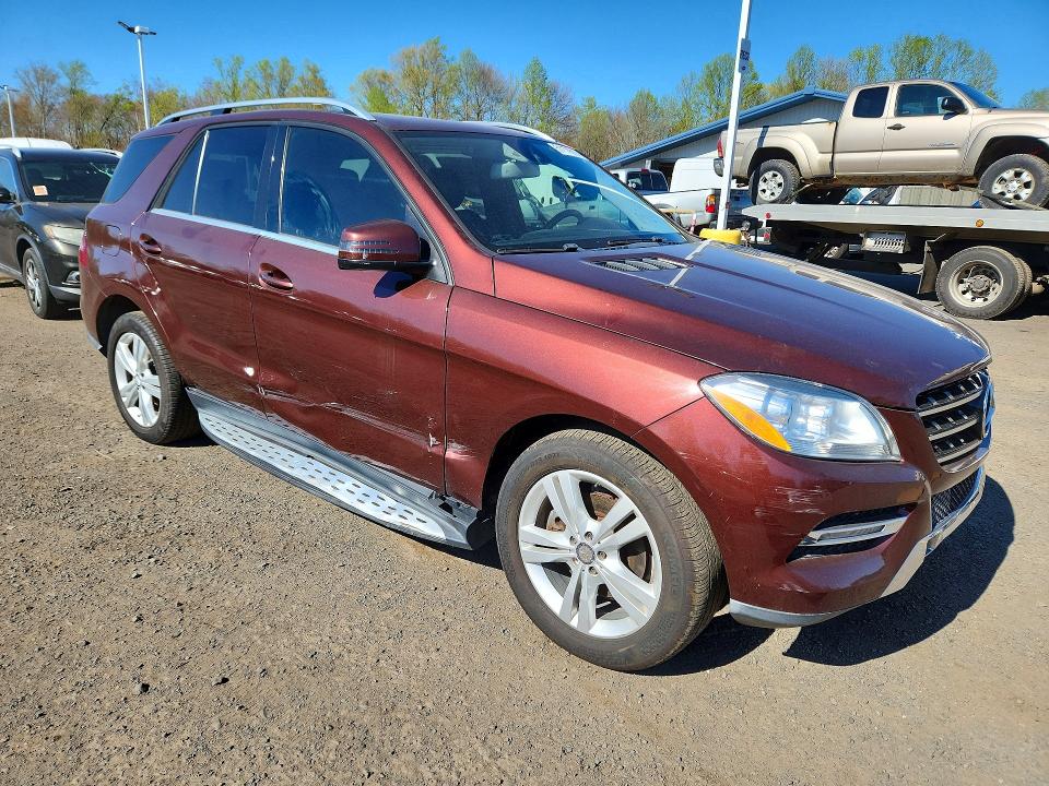 2015 Mercedes-benz Ml-class VIN 4JGDA5HB1FA547374 COPART salvage auction — SIDE, CT - CERTIFICATE OF TITLE, sold $8,200 on 2026-07-27 (photo 4)