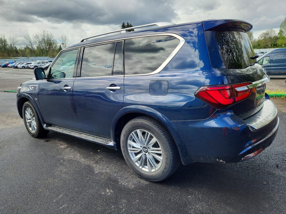 2018 Infiniti Qx80 VIN JN8AZ2NF4J9662975 COPART salvage auction — MINOR DENT/SCRATCHES, Or - Salvage Title Certificate, sold $7,800 on 2026-07-08 (photo 2)