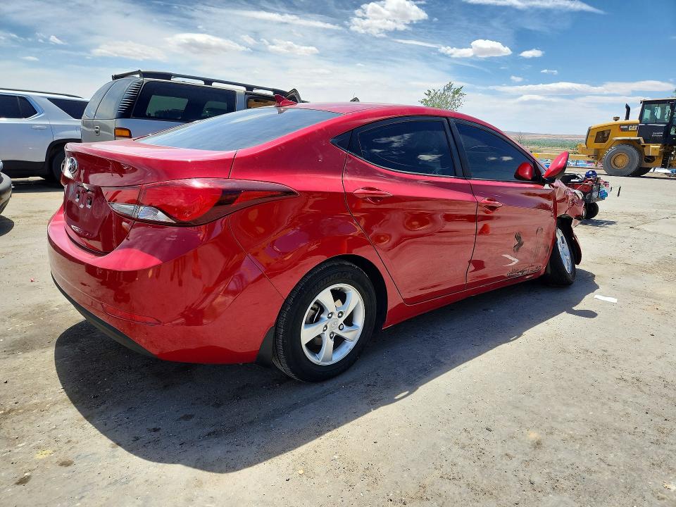 2014 Hyundai VIN KMHDH4AE6EU212019 COPART salvage auction — FRONT END, Nm - Cert Of Title-Salvage, sold $2,100 on 2026-07-13 (photo 3)