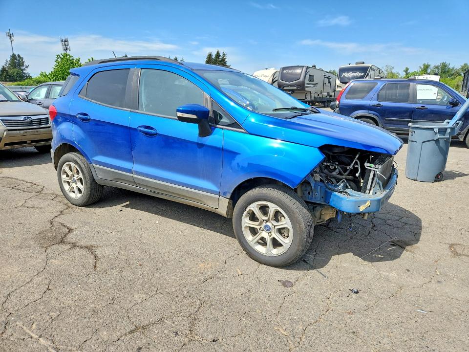 2021 Ford Ecosport VIN MAJ6S3GL3MC408976 COPART salvage auction — FRONT END, Or - Salvage Title Certificate, sold $1,550 on 2026-07-13 (photo 4)