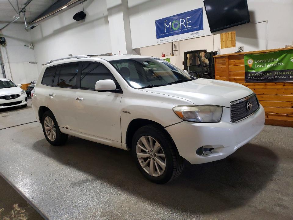 2008 Toyota Highlander VIN JTEEW41AX82003339 COPART salvage auction — MINOR DENT/SCRATCHES, Ak - Certificate Of Vehicle Title (P), sold $4,900 on 2026-07-14 (photo 4)