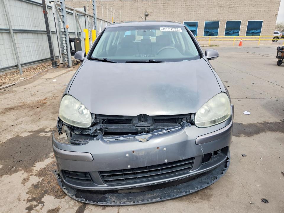 2009 Volkswagen Golf VIN WVWDA71K09W089103 COPART salvage auction — FRONT END, Nc - Certificate Of Title, sold $275 on 2026-08-05 (photo 5)