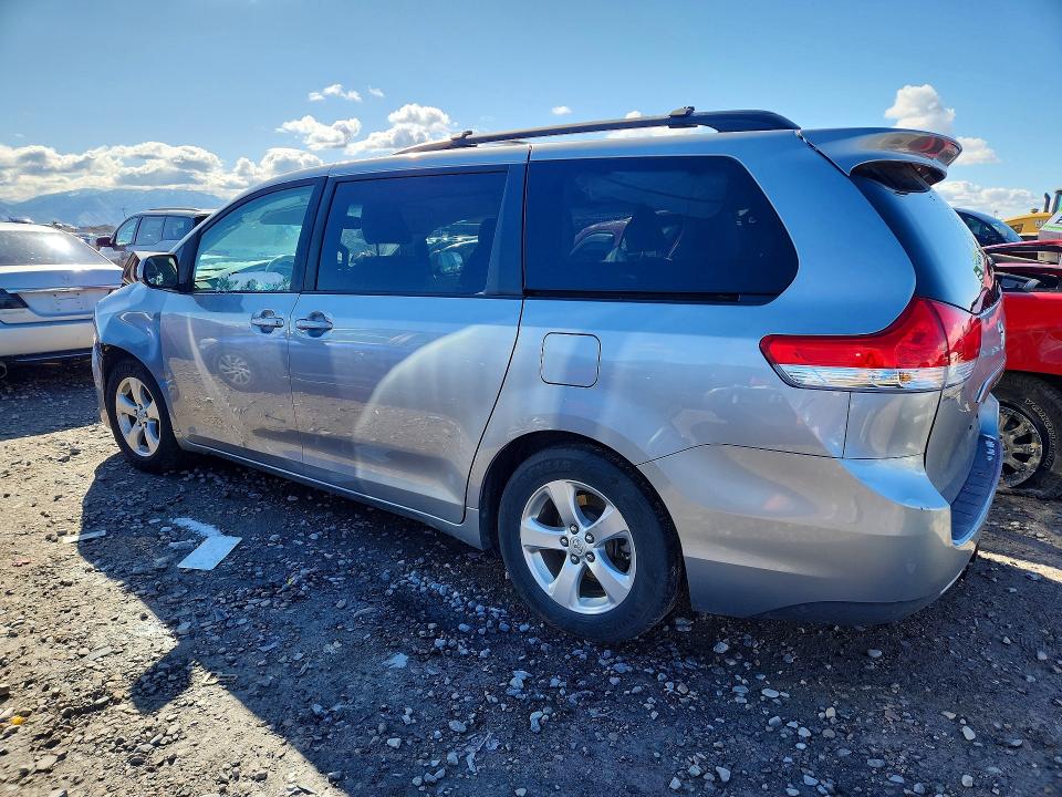 2011 Toyota Sienna VIN 5TDKK3DC0BS091943 COPART salvage auction — FRONT END, Ut - Salvage Certificate, sold $850 on 2026-07-24 (photo 2)