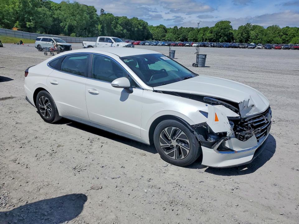 2021 Hyundai Sonata VIN KMHL24JJ7MA035118 COPART salvage auction — FRONT END, Nc - Salvage Certificate Of Title, sold $5,100 on 2026-07-08 (photo 4)
