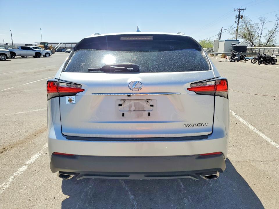 2016 Lexus Nx 200t VIN JTJYARBZ8G2026826 COPART salvage auction — FRONT END, Tx - Salvage Vehicle Title, sold $2,100 on 2026-07-10 (photo 6)