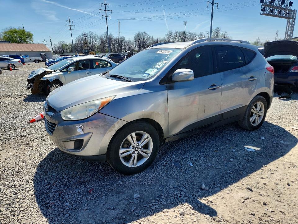 2012 Hyundai Tucson VIN KM8JU3AC2CU496950 COPART salvage auction — FRONT END, TX - CERTIFICATE OF TITLE, sold $1,050 on 2026-07-02 (photo 1)