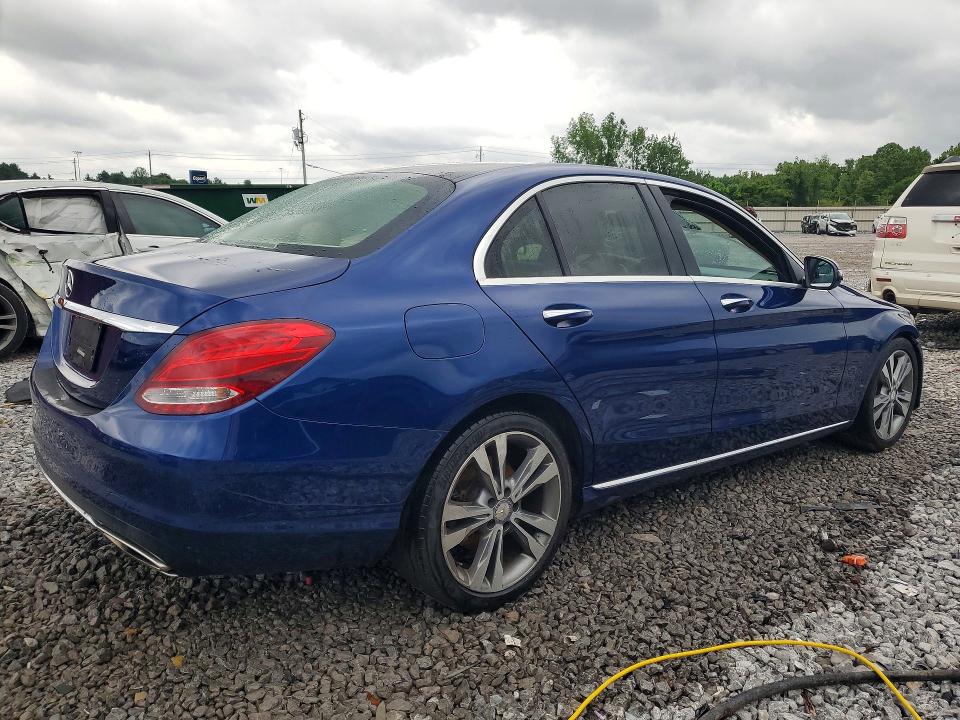 2017 Mercedes-benz C-klasse VIN WDDWF4JB5HR240285 COPART salvage auction — FRONT END, Al - Cert Of Title-Salvage Title, sold $1,850 on 2026-07-14 (photo 3)