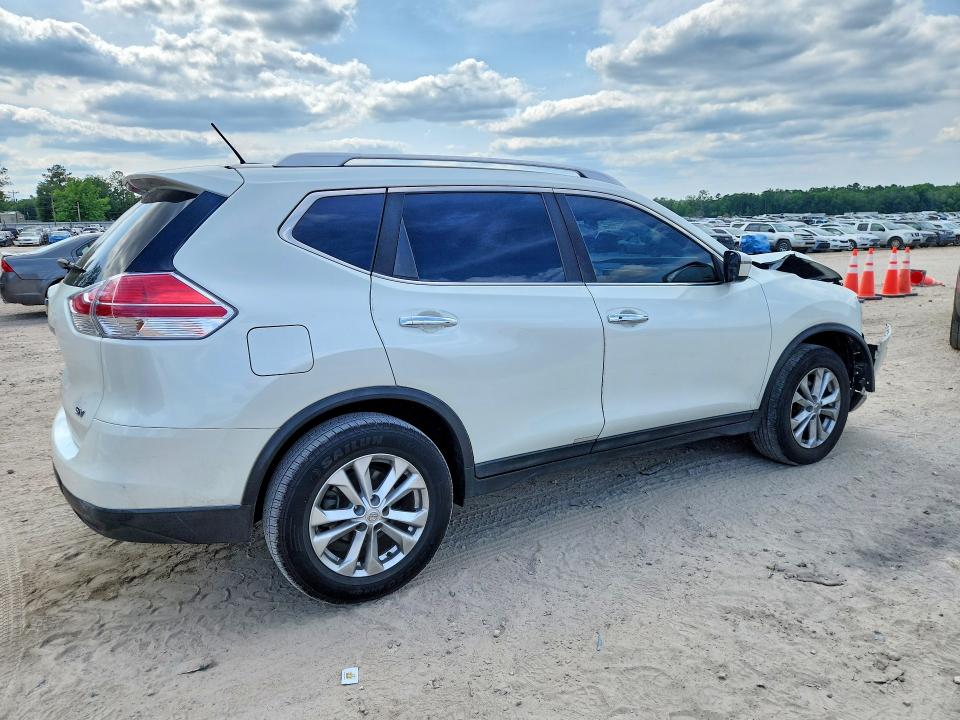 2016 Nissan Rogue VIN KNMAT2MT7GP736687 COPART salvage auction — FRONT END, FL - CERT OF TITLE SLVG REBUILDABLE, sold $3,500 on 2026-07-10 (photo 3)