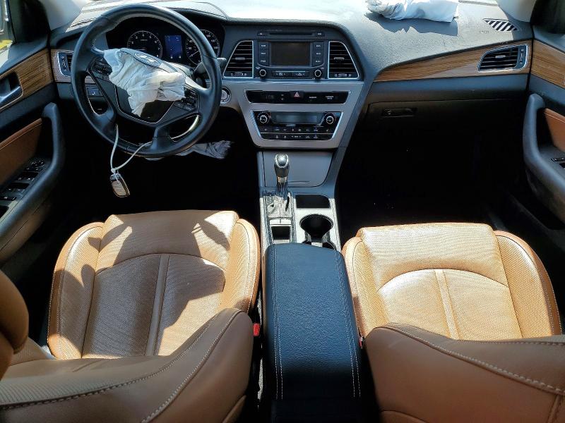 2015 Hyundai Sonata VIN 5NPE34AF1FH259499 COPART salvage auction — FRONT END, Md - Cert Of Salvage > 75% Damage, sold $250 on 2026-07-27 (photo 8)