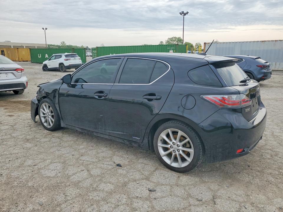 2012 Lexus Ct VIN JTHKD5BH9C2109285 COPART salvage auction — FRONT END, ID - SALVAGE CERTIFICATE OF TITLE, sold $1,600 on 2026-07-28 (photo 2)