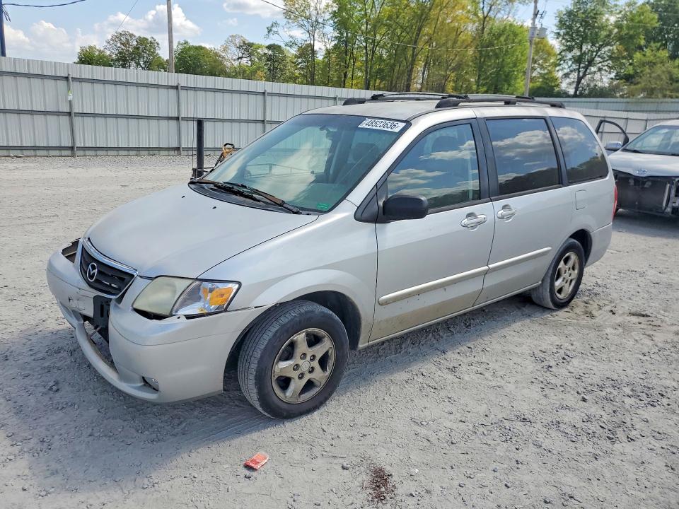 2001 Mazda Mpv VIN JM3LW28Y510212225 COPART salvage auction — FRONT END, Nc - Salvage Certificate Of Title, sold $575 on 2026-07-29 (photo 1)