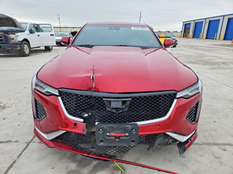 2022 Cadillac Ct4 VIN 1G6DC5RK3N0121674 COPART salvage auction — FRONT END, Tx - Certificate Of Title, sold $10,000 on 2026-07-24 (photo 5)