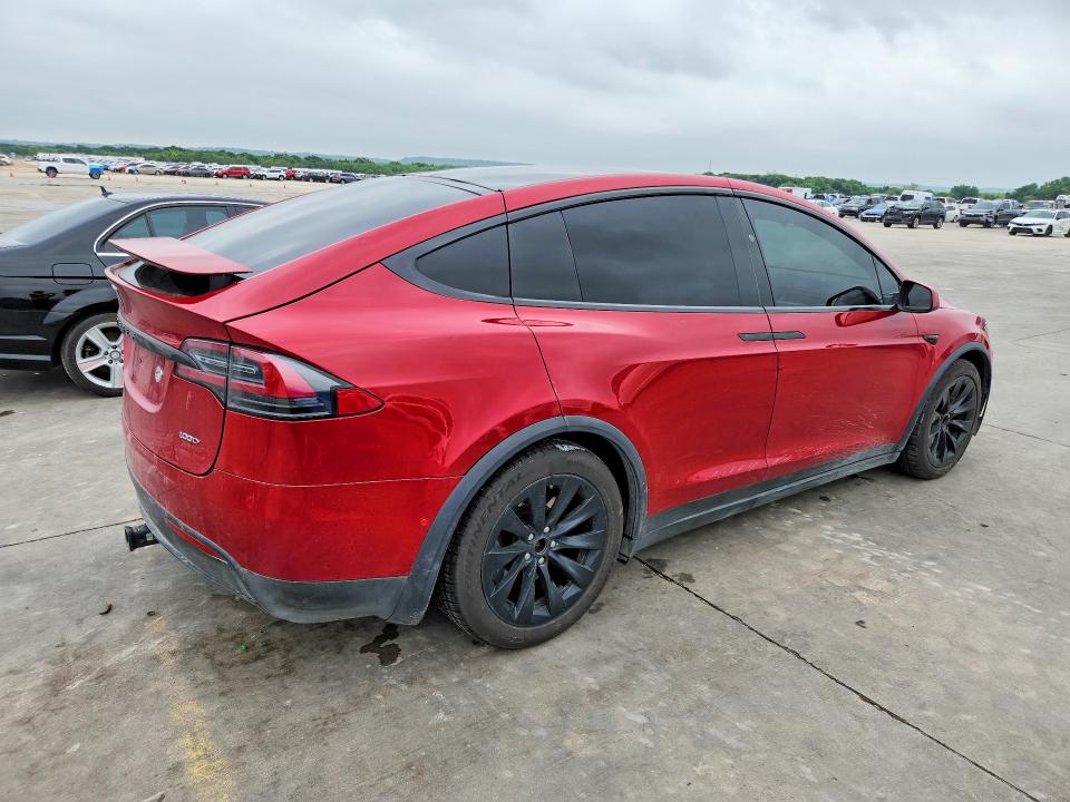 2017 Tesla Model x VIN 5YJXCDE28HF060211 COPART salvage auction — HAIL, Tx - Certificate Of Title, sold $12,100 on 2026-07-09 (photo 3)