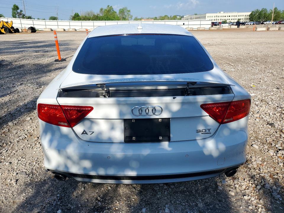 2012 Audi A7 VIN WAU3GAFC9CN163556 COPART salvage auction — FRONT END, Mo - Salvage Certificate Of Title, sold $775 on 2026-07-10 (photo 6)