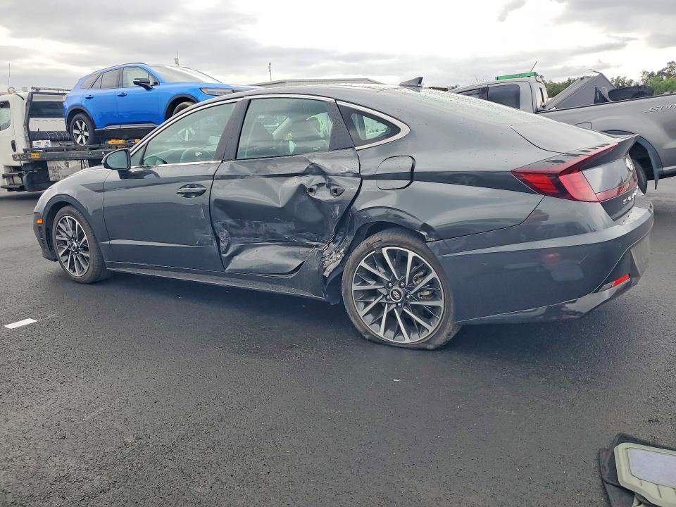 2022 Hyun Sonata VIN KMHL34J24NA168121 COPART salvage auction — SIDE, Ca - Salvage Certificate, sold $9,200 on 2026-07-06 (photo 2)