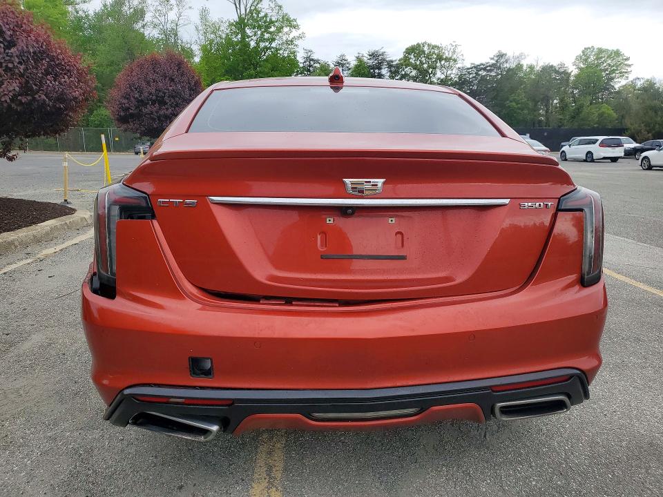 2020 Cadillac Ct5 VIN 1G6DP5RK0L0134335 COPART salvage auction — UNDERCARRIAGE, Md - Cert Of Salvage > 75% Damage, sold $7,600 on 2026-07-17 (photo 6)