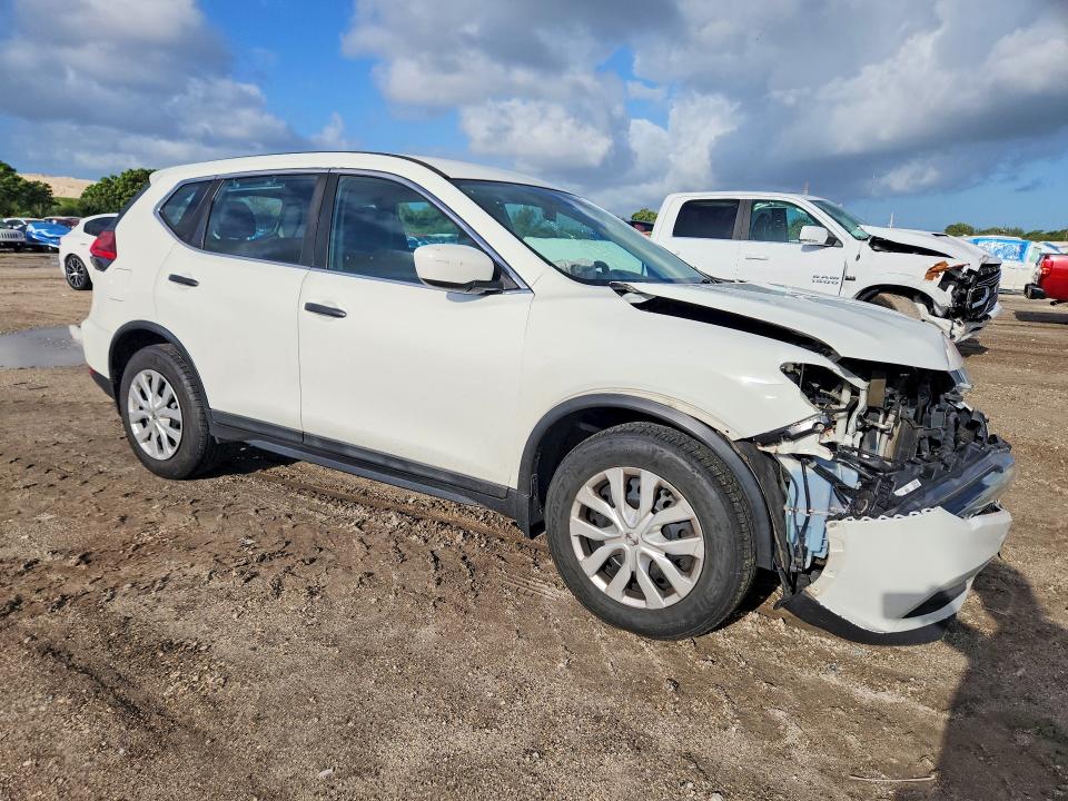 2017 Nissan Rogue VIN 5N1AT2MV9HC745736 COPART salvage auction — FRONT END, Id - Salvage Certificate Of Title, sold $1,150 on 2026-07-02 (photo 4)