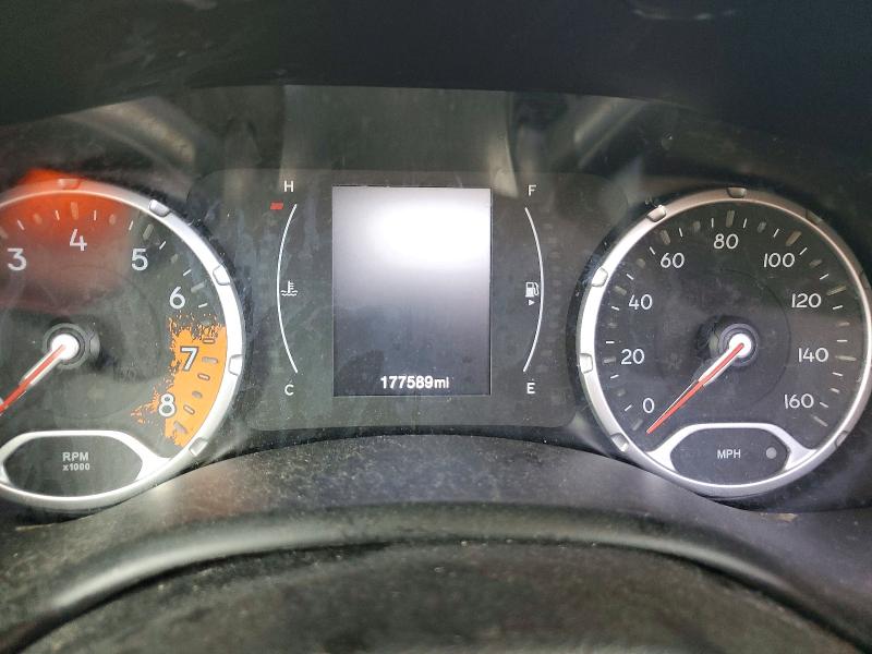 2017 Jeep Renegade VIN ZACCJBBB7HPF82852 COPART salvage auction — FRONT END, Fl - Cert Of Title Slvg Rebuildable, sold $375 on 2026-07-10 (photo 9)