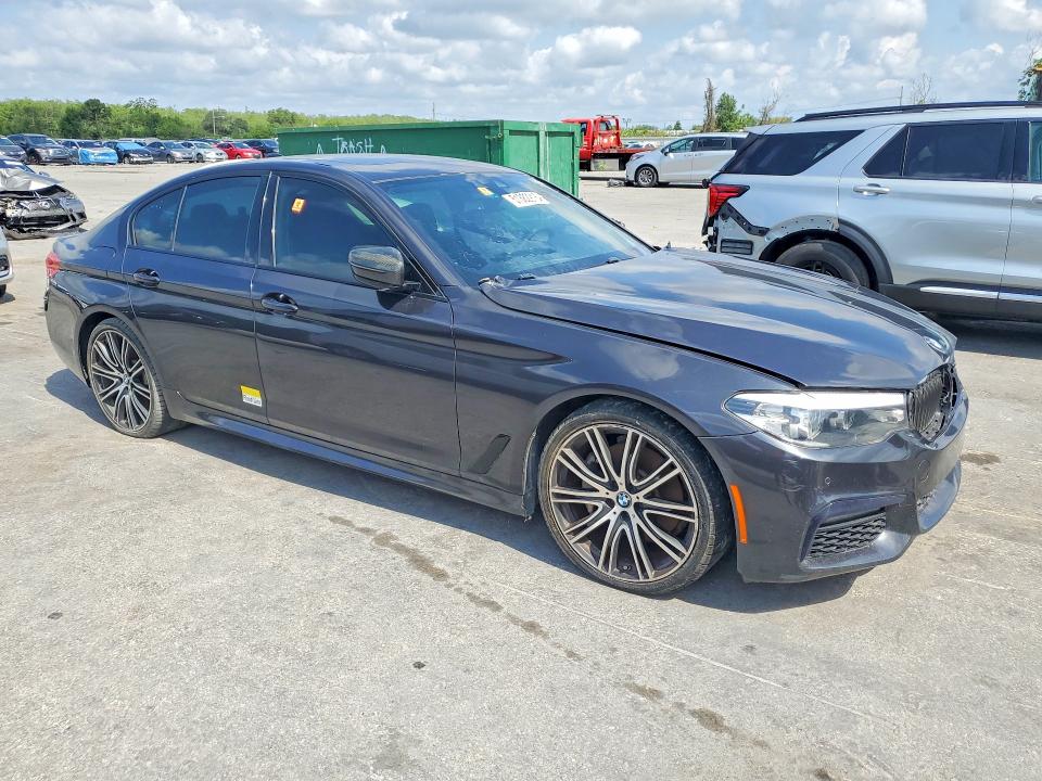 2019 BMW 5er VIN WBAJE5C59KWW39355 COPART salvage auction — WATER/FLOOD, Fl - Certificate Of Title (P), sold $8,900 on 2026-07-30 (photo 4)