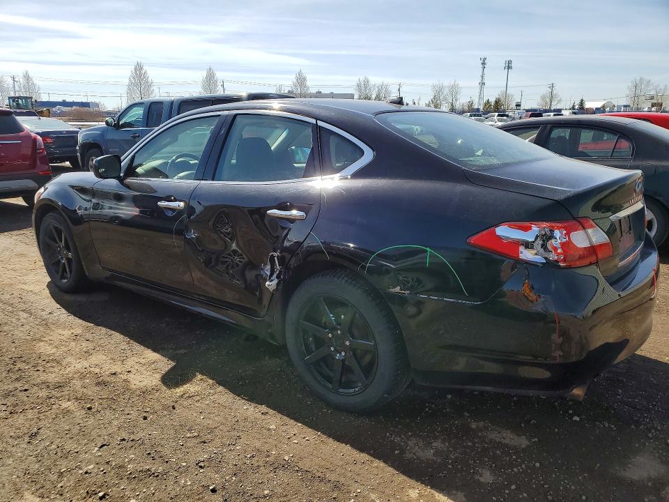 2012 Infiniti M VIN JN1AY1AR7CM580251 COPART salvage auction — SIDE, Ab - Bos - Salvage, sold $1,250 on 2026-07-21 (photo 2)