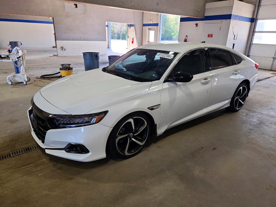 2021 Honda Accord VIN 1HGCV1F48MA030668 COPART salvage auction — FRONT END, Va - Cert Of Title - Salvage, sold $5,600 on 2026-07-02 (photo 1)
