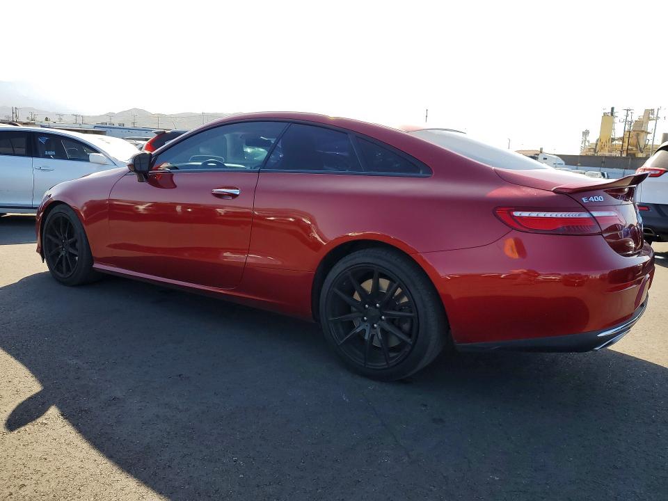 2018 Mercedes-benz E-class VIN WDD1J6FB1JF022719 COPART salvage auction — MINOR DENT/SCRATCHES, Ca - Dis/Dlr/Exp Only Clean Title, sold $7,800 on 2026-07-17 (photo 2)