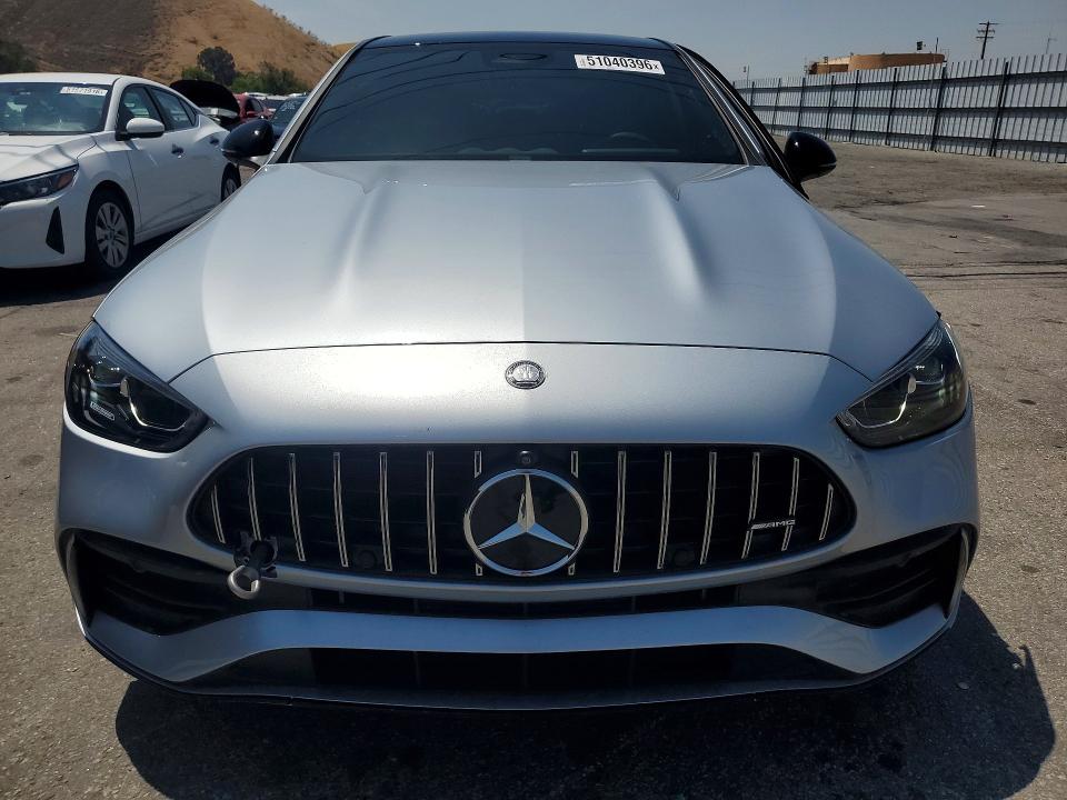 2025 Mercedes-benz C-klasse VIN W1KAF8HB9SR252227 COPART salvage auction — SIDE, Ca - Salvage Certificate, sold $22,400 on 2026-07-09 (photo 5)