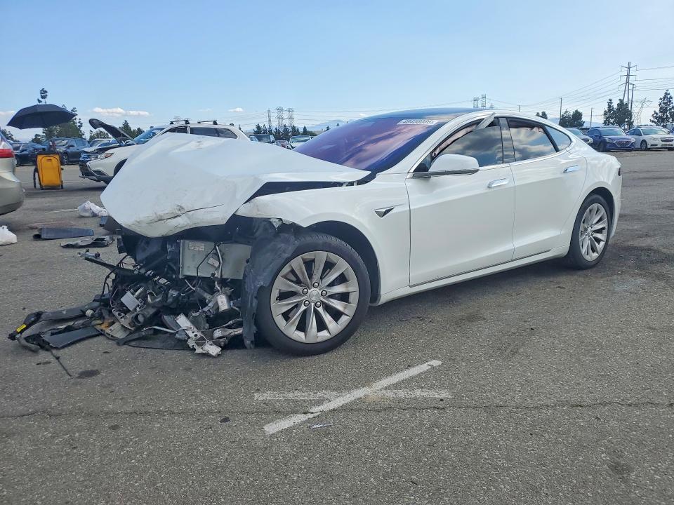 2017 Tesla Model s VIN 5YJSA1E26HF217989 COPART salvage auction — FRONT END, Salvage Title, sold $225 on 2026-07-21 (photo 1)