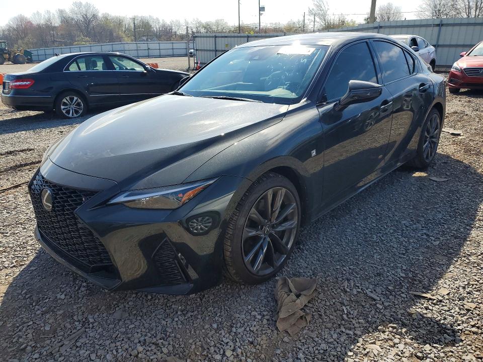 2025 Lexus Is VIN JTHGZ1E24S5044009 COPART salvage auction — FRONT END, Nj - Cert Of Title-Salvage, sold $31,250 on 2026-07-10 (photo 1)